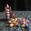 Natural Cone Incense for Backflow Burner - Rose Waterfall Scent