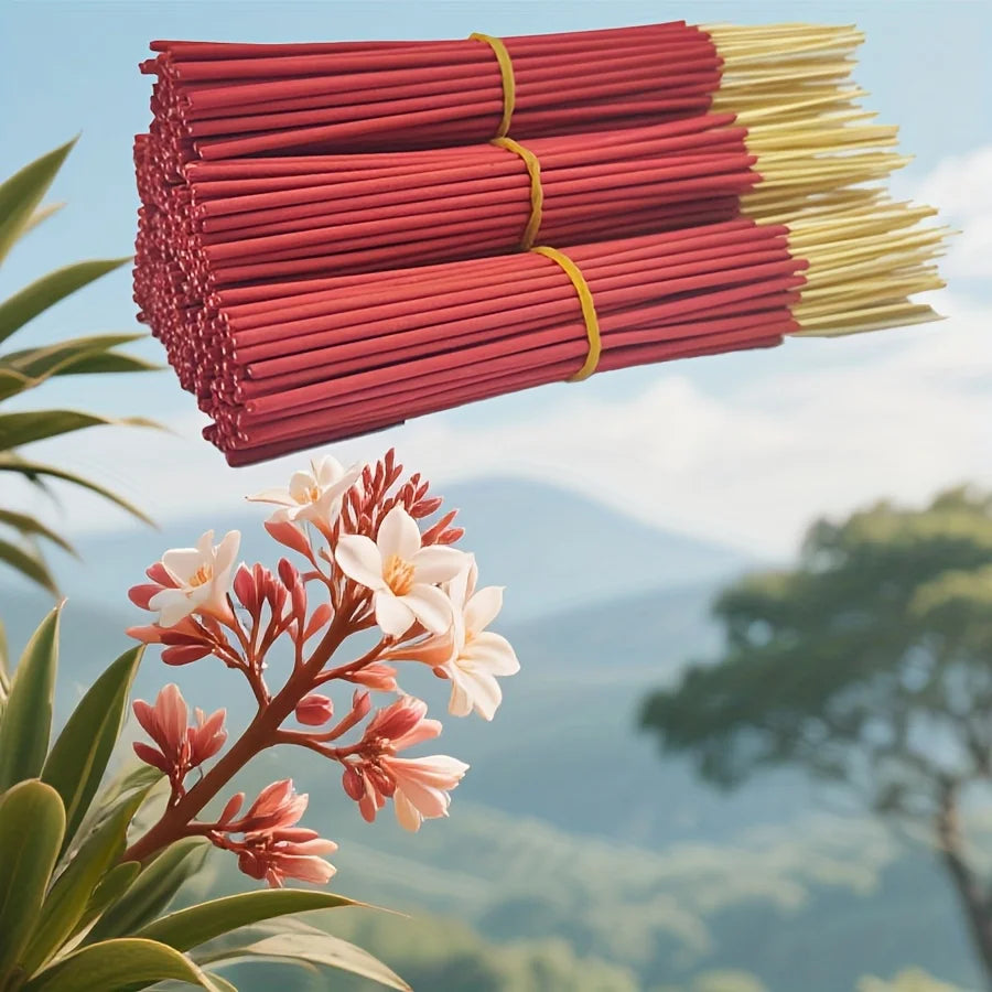 111 Sticks, Handcrafted Incense with Dragon Blood Tree Essence, Creating a Deep, Meditative Atmosphere, Leaving Behind a Sense of Zen, Aiding in Meditation and Contemplation, and Enhancing the Mysterious Oriental Fragrance of the Space