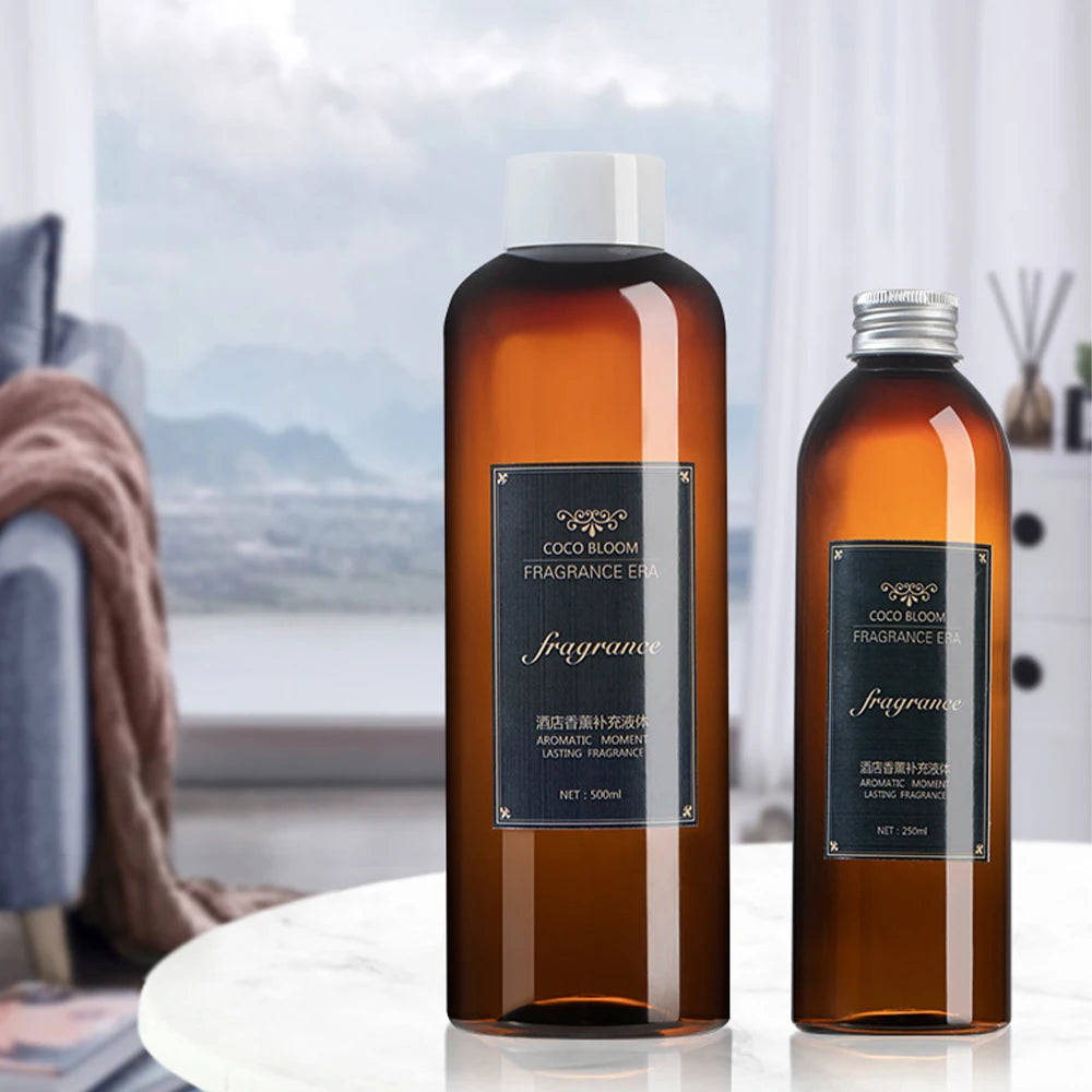 250/500m Star Hotel Aromatherapy Essential Oils, Hilton Flameless Supplement Liquid for Home/Bedroom Fragrance Air Freshener