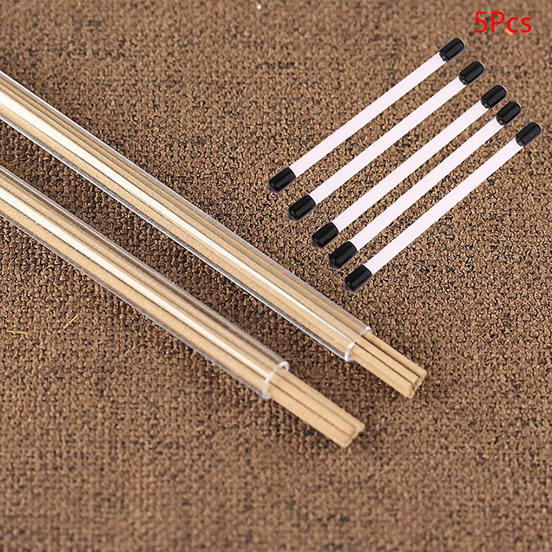 5Pcs Transparent Acrylic Incense Tube Storage Box 1-10g