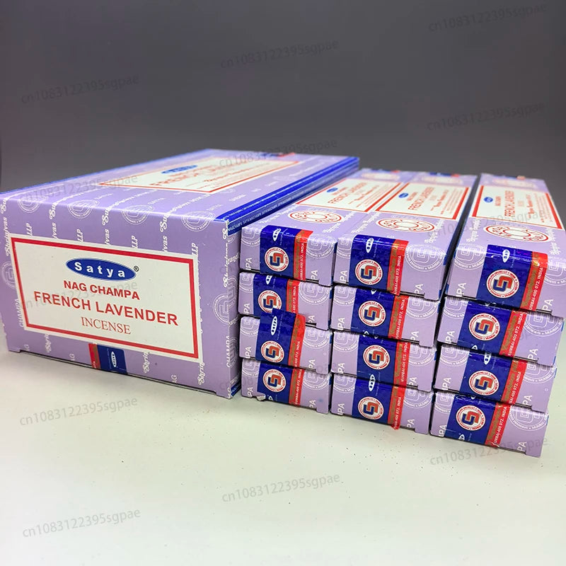 4Boxes NAGCHAMPA & 4Box SANDAL WOOD & 4Box ARABIAN OUDH Mixing Multiple Flavors ,A Total of 12Box Satya Incense Sticks for Home