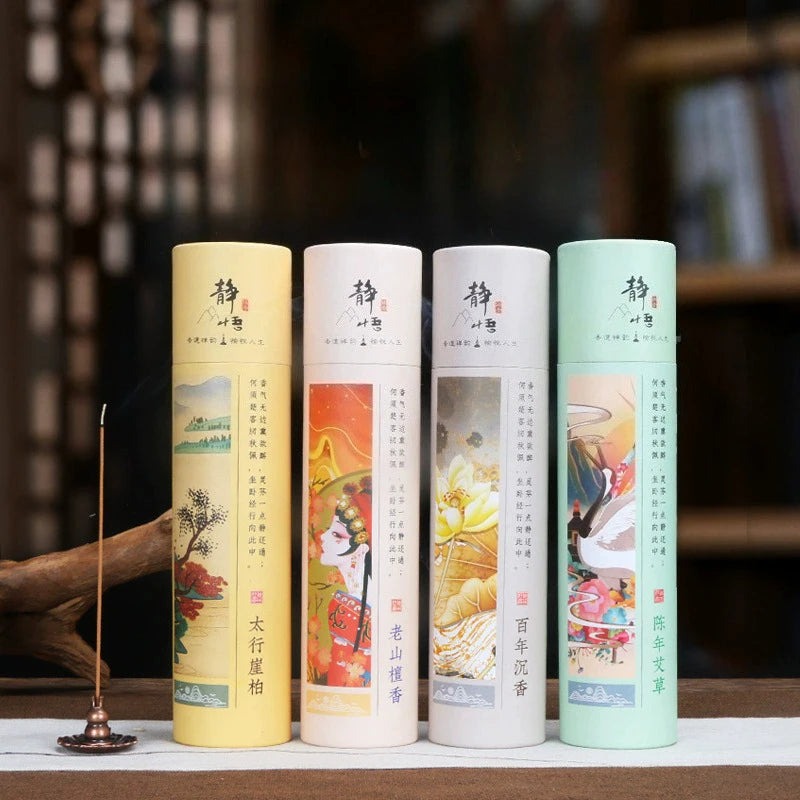 400 Sticks/box Natural Incense Home Spices Agarwood Sandalwood Clean Air Aromatherapy Yoga Meditation Fragrance Fresh Air