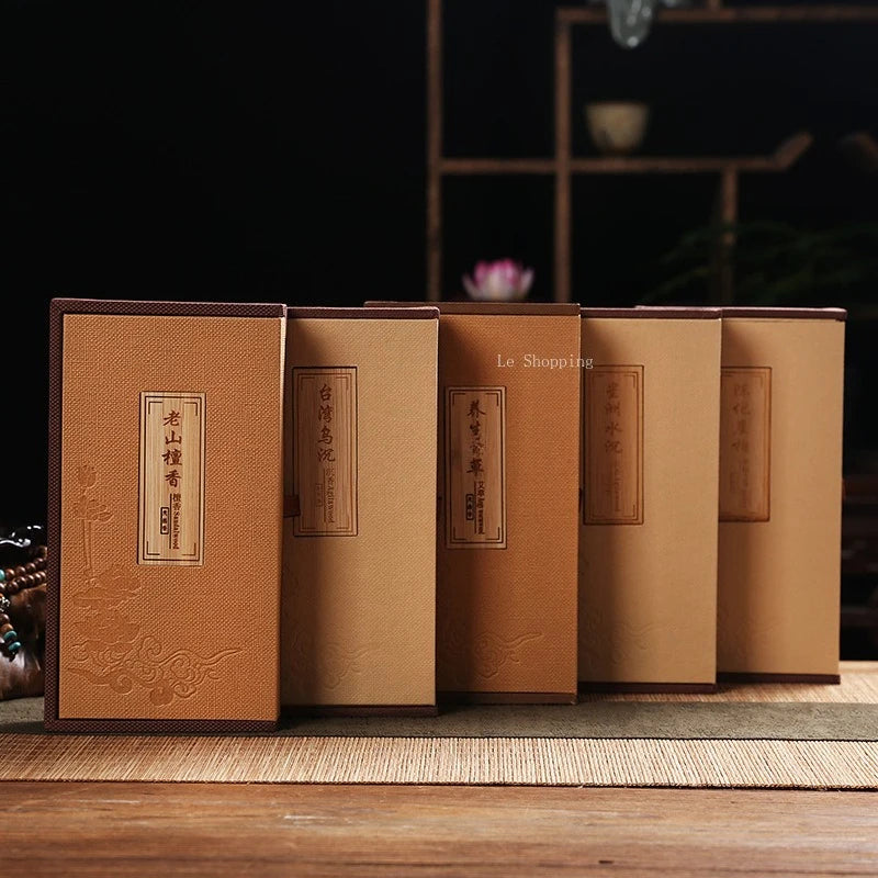 Backflow Incense Old Mountain Sandalwood and Agarwood Tearoom Livingroom Purify The Air Temple Worship of Buddha Cone Incense