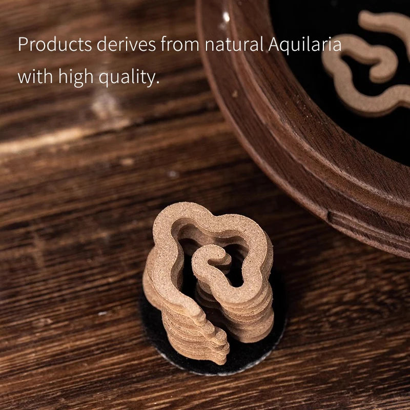 Natural Aquilaria Agarwood Coil Incense for Meditation