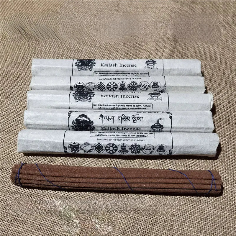 Nepal Himalayan Tibetan Incense Natural Plant Incense Handmade Line Incense DIY Household Indoor Incense Yoga Meditation Calm