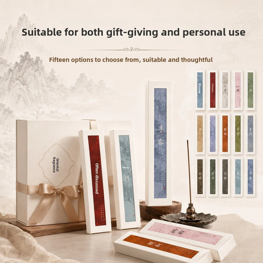 Best Selling New Chinese Style Incense Sticks Natural Sandalwood Agarwood Floral Home Yoga