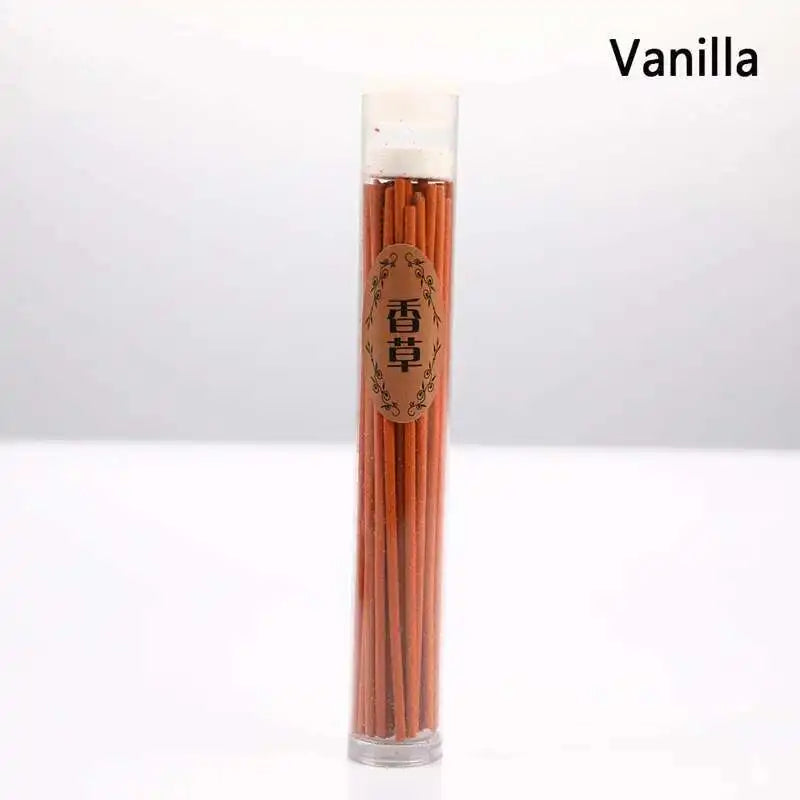 50 pcs Natural Plant Incense Sticks Aromatherapy Fragrance Spices Fresh Air Aroma Air Frenshener Deodorant Lavender