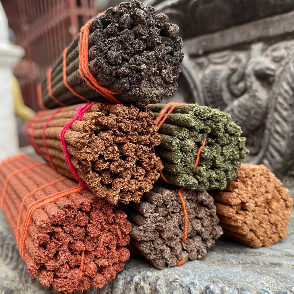44PCS Authentic Tibetan Incense Sticks Aromatic Incense for Positive Energy Palo Santo Incense Sticks for Spiritual Cleansing