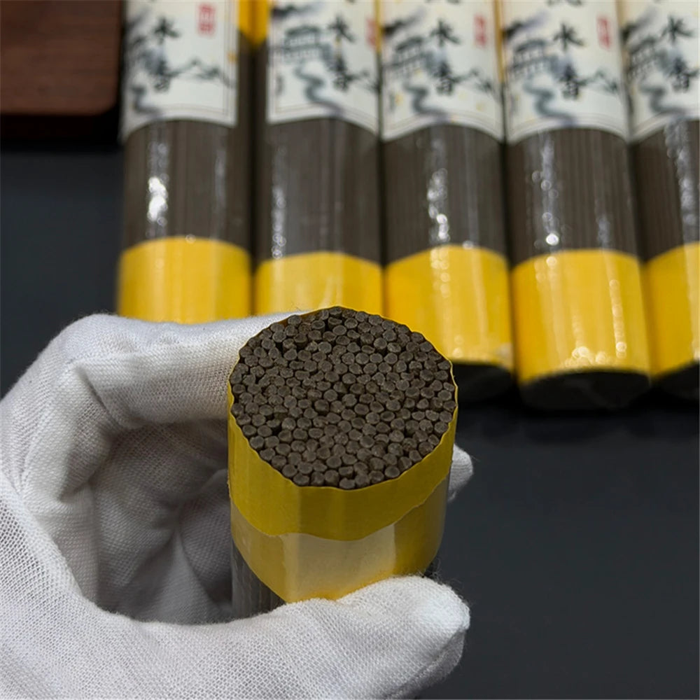 100g Handmade Black Kyara Agarwood Incense Sticks,Sinking Agarwood Incense,Indoor Home Fragrance,Long-lasting Oud Incense Sticks