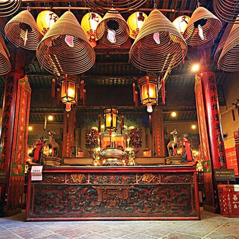 72-Hour Sandalwood Incense Coils for Home Aromatherapy