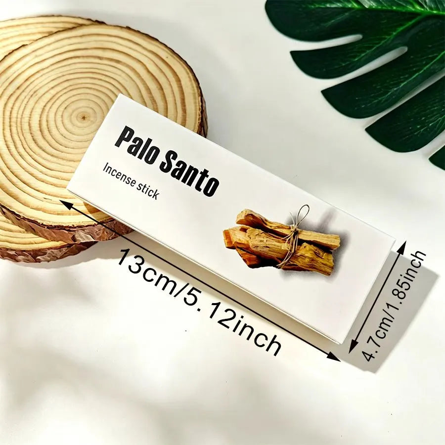 35 Sticks High-Grade Palo Santo Incense White Sage Cedar Coffee Home Fragrance Natural Aromatherapy Suitable for Yoga Meditatio