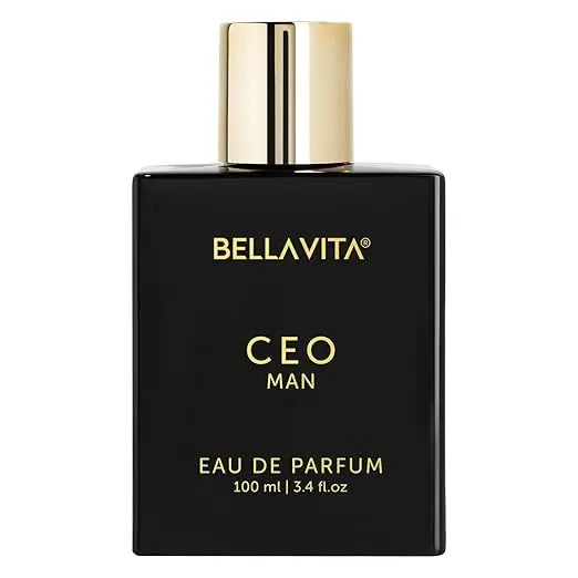 Bella Vita Luxury CEO MAN Eau De Parfum Perfume for Men with Lemon, Lavender, Tonka & Agarwood|Woody & Spicy Long Lasting EDP Fragrance Scent, 100 Ml