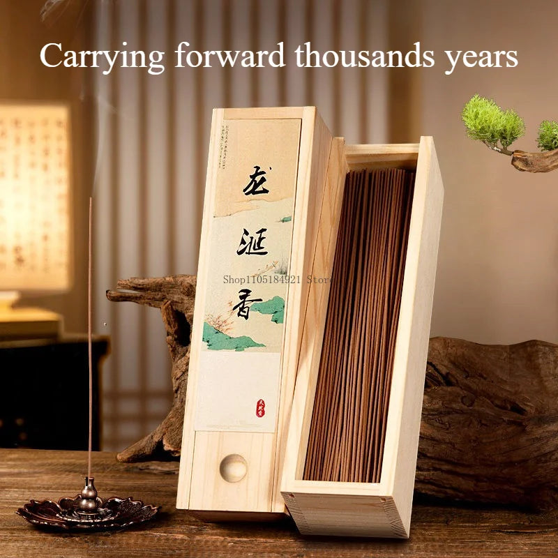 200g Pure Goose Pear Incense Stick Old Mountain Agilawood Sandalwood Household Inside Room Promote Sleep Remove Odors Joss Stick