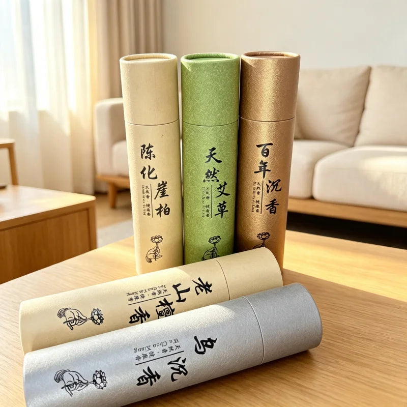 400Pcs Natural Sandalwood Sticks Home Incense Sticks Blessing Ceremony Prayer Buddha Incense Wormwood Sandalwood Agarwood