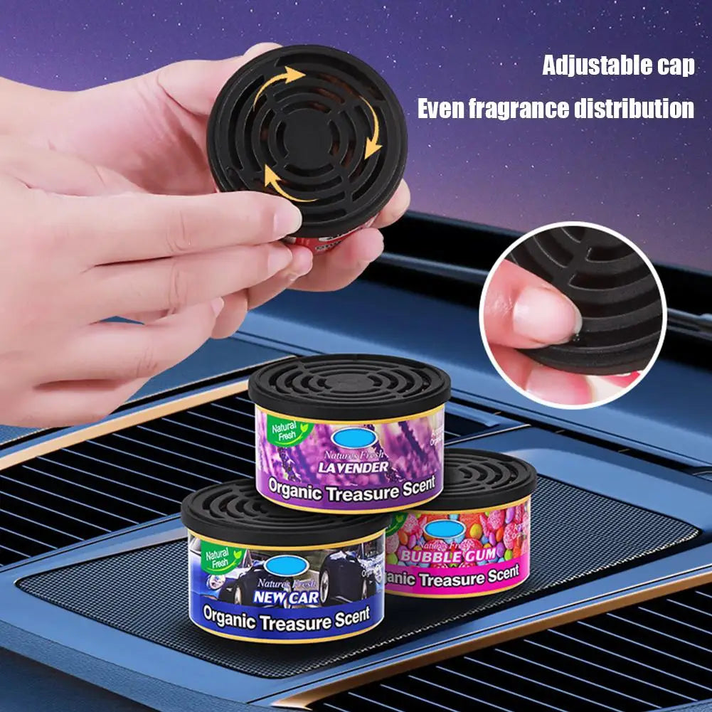 Car Air Freshener Cans – Natural Odor Eliminator for Car, Home, and Bathroom – Long-Lasting Fragrance, Non-Toxic, Fresh Scent