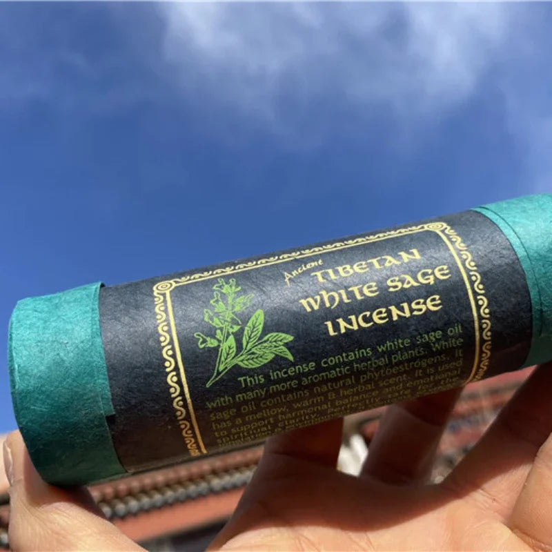 30 Sticks Nepal Pure Natural Palo Santo Incense  DIY Household To Relieve The Spirit Color Short Tube Line Incense NAGCHAMPA