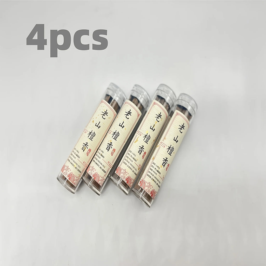 4 Sets of Pure Natural Non-Sticky Incense Sticks in Cloud Shapes, Including Sandalwood, Agarwood, Ambergris and Os
