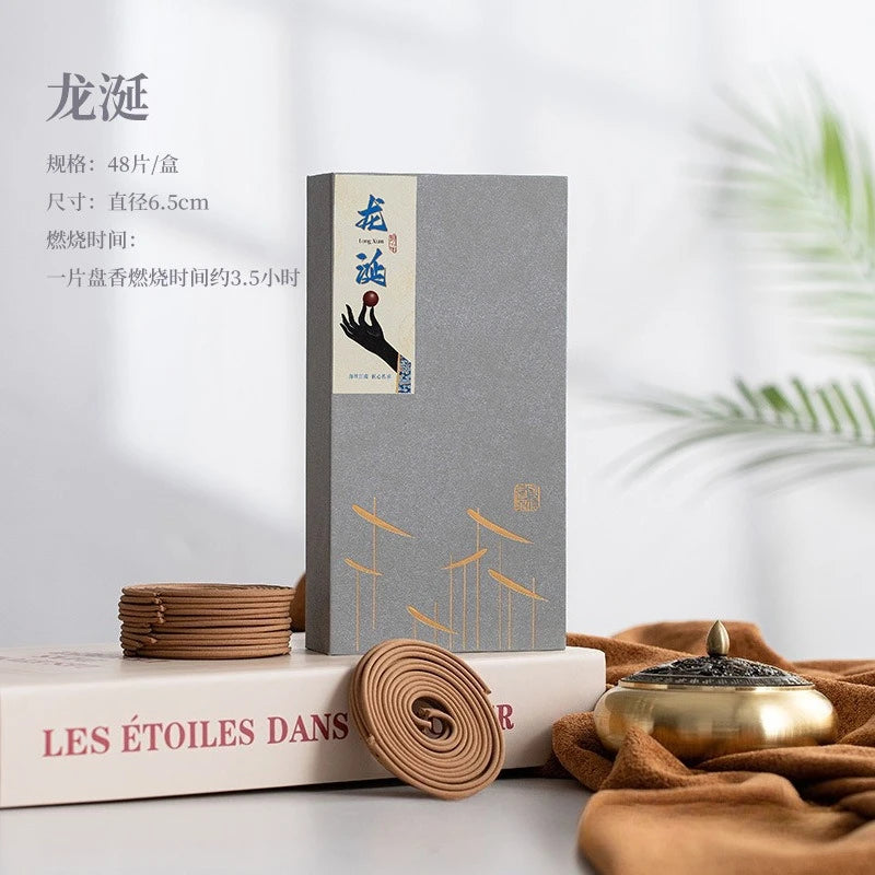 Long Lasting Indoor Home Aromatherapy Coil Incense Sandalwood Agarwood Floral Scent Deodorant for Goose PearChamberOsmanthus