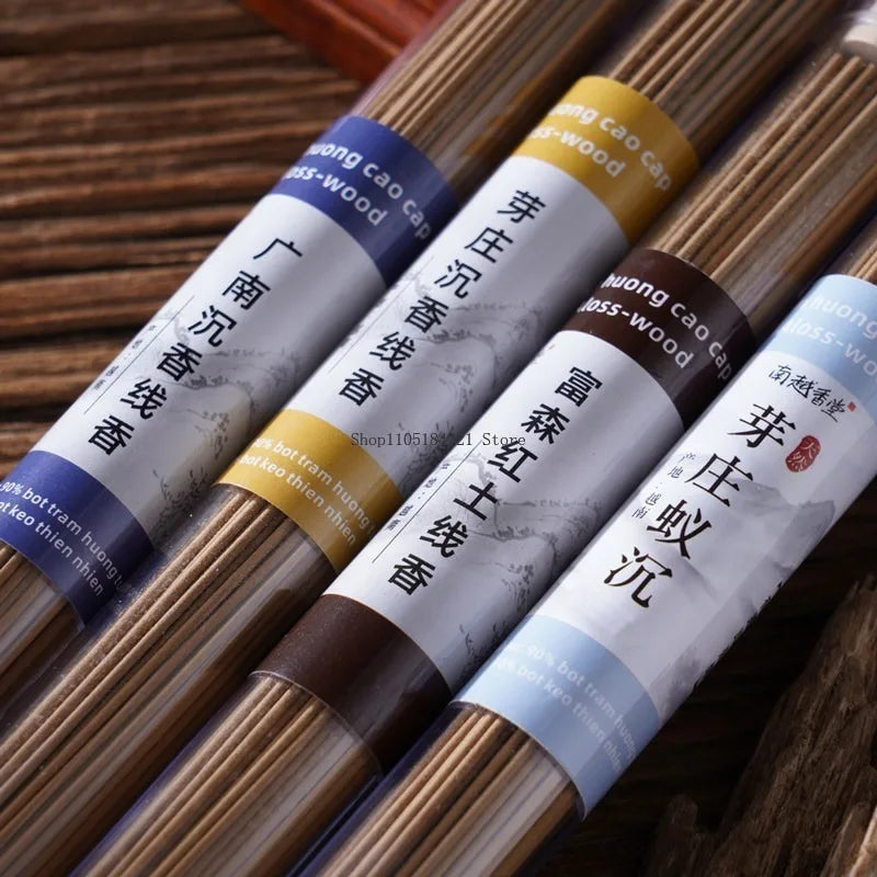 22G 7A Vietnam Nha Trang Agarwood Line Incense Household Study Meditation Help Sleep Soothe Body and Mind Aromatherapy Stick