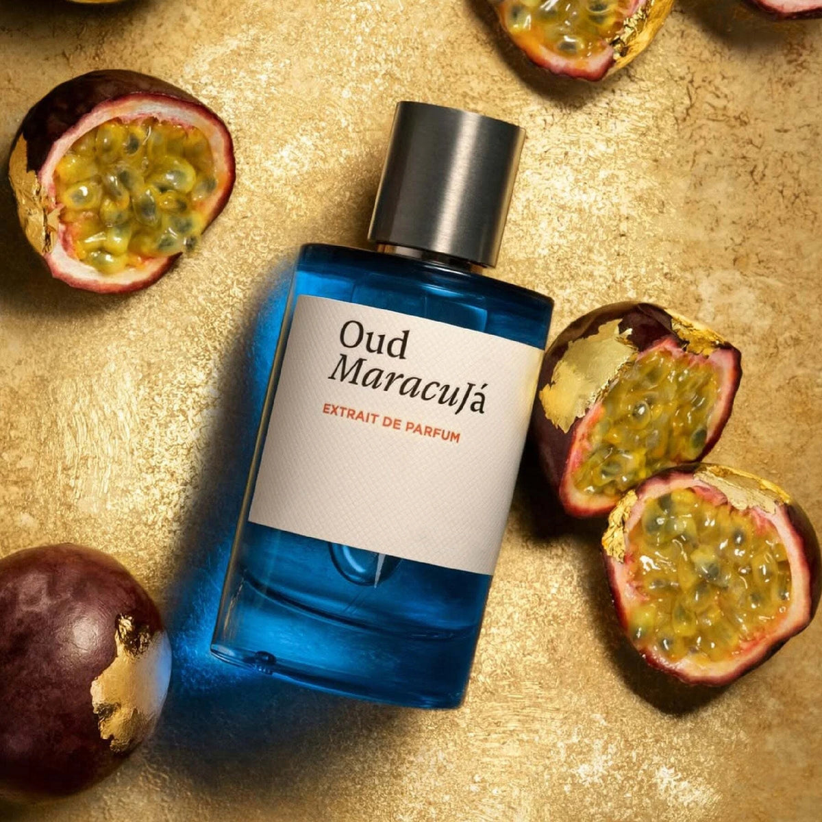 Oud Maracuja Extrait De Parfum Spray for Unisex, 1.7 Ounce / 50ml, Long-Lasting Fruity Leather, Exotic Passionfruit Oud, Saffron & Rose, Evening Fall Winter, Luxury Gift for All