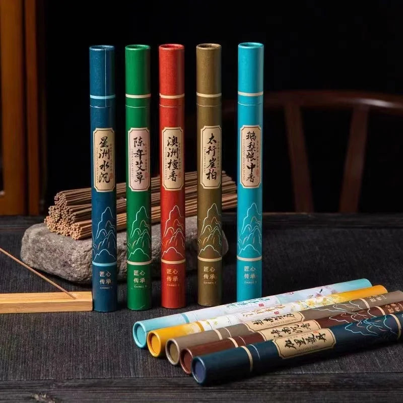 Eleven fragrances to choose from, pure natural 20g incense, burning for about 30 minutes/stick, about 40 sticks/can