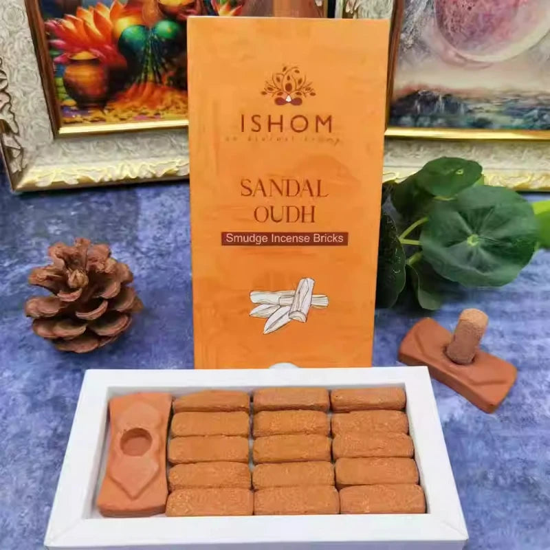 Peruvian Holy Wood Sage Sandalwood Rose Agarwood Plant Incense Brick Plant Agarwood Fragrance Sooth Mind Help Sleep Purifie Air
