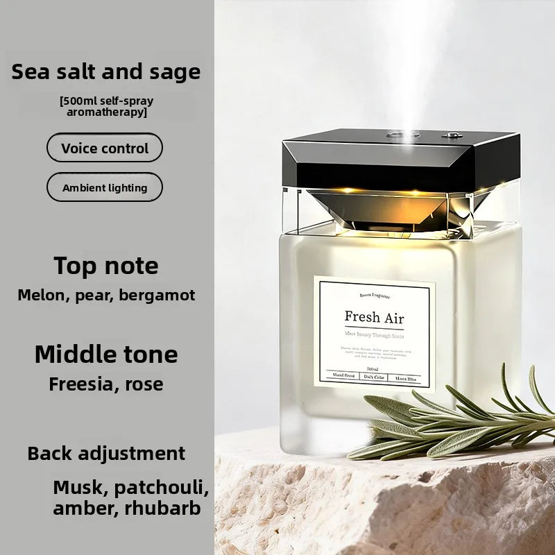 2026New Model Smart Voice Control Aromatherapy Diffuser Reedless Home Fragrance Atmosphere Light Essential Oil