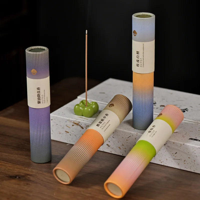 Chinese Incense Stick Gift Box Sandalwood Incense Sticks Agarwood Excellent Gift for Home Office Relaxation Aromatherapy