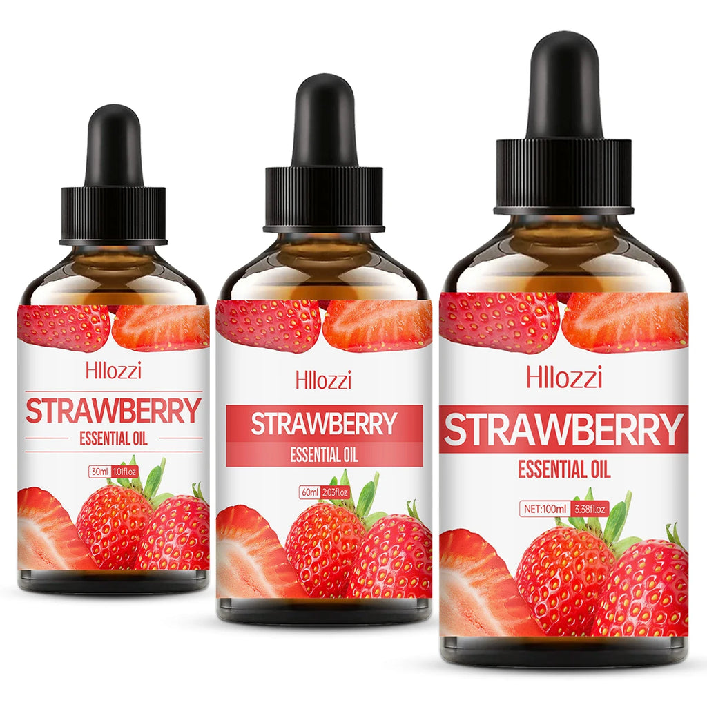 100ml/60ml/30ml Strawberry Essential Oil Fruit Essential Oil Aromatherapy Aromatherapy Essential Oil Humidifier Diffuser