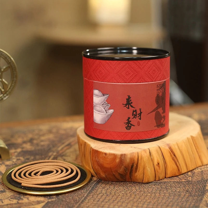 100g Authentic/India Old Mountain Sandalwood Agilawood Incense Coil 4 Hours Temple Worship Study Rooms Meditation Promotes Sleep