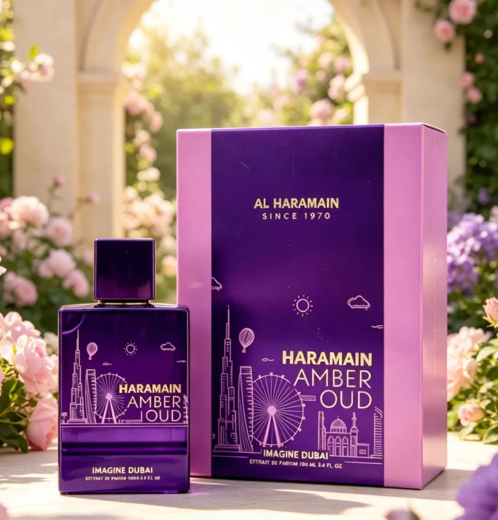Al-Haramain Amber Oud Imagine Dubai Amber Agarwood, unisex (unisex) 100ml, gift box packaging, Valentine's Day, New Year, Christmas gifts