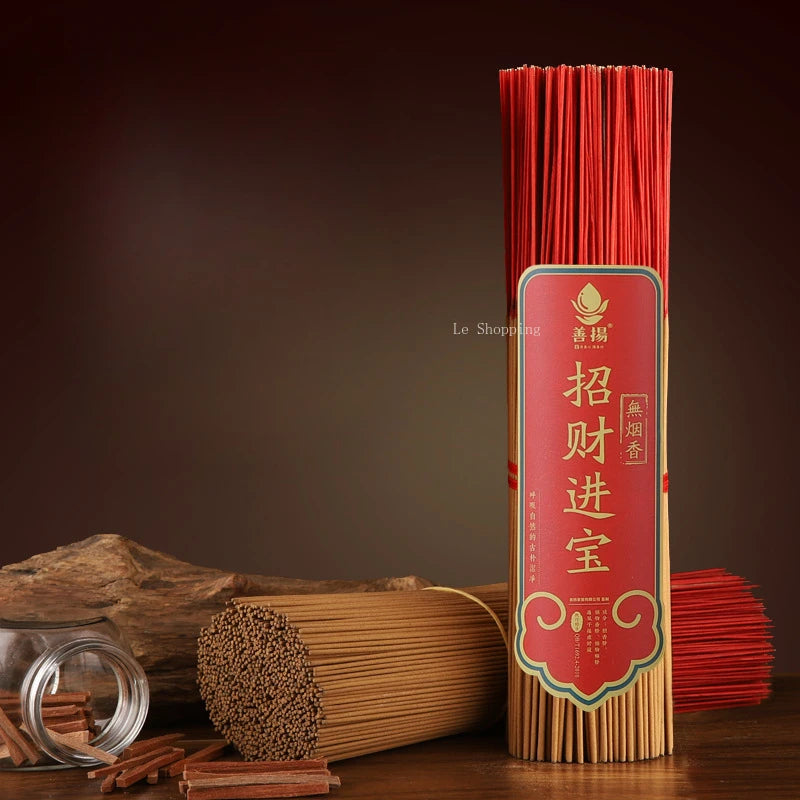 Incense Stick Bamboo Stick Incense Natural Smokeless Domestic/ Worship Buddha/Worship The God of Wealth/Purify The Air Aroma