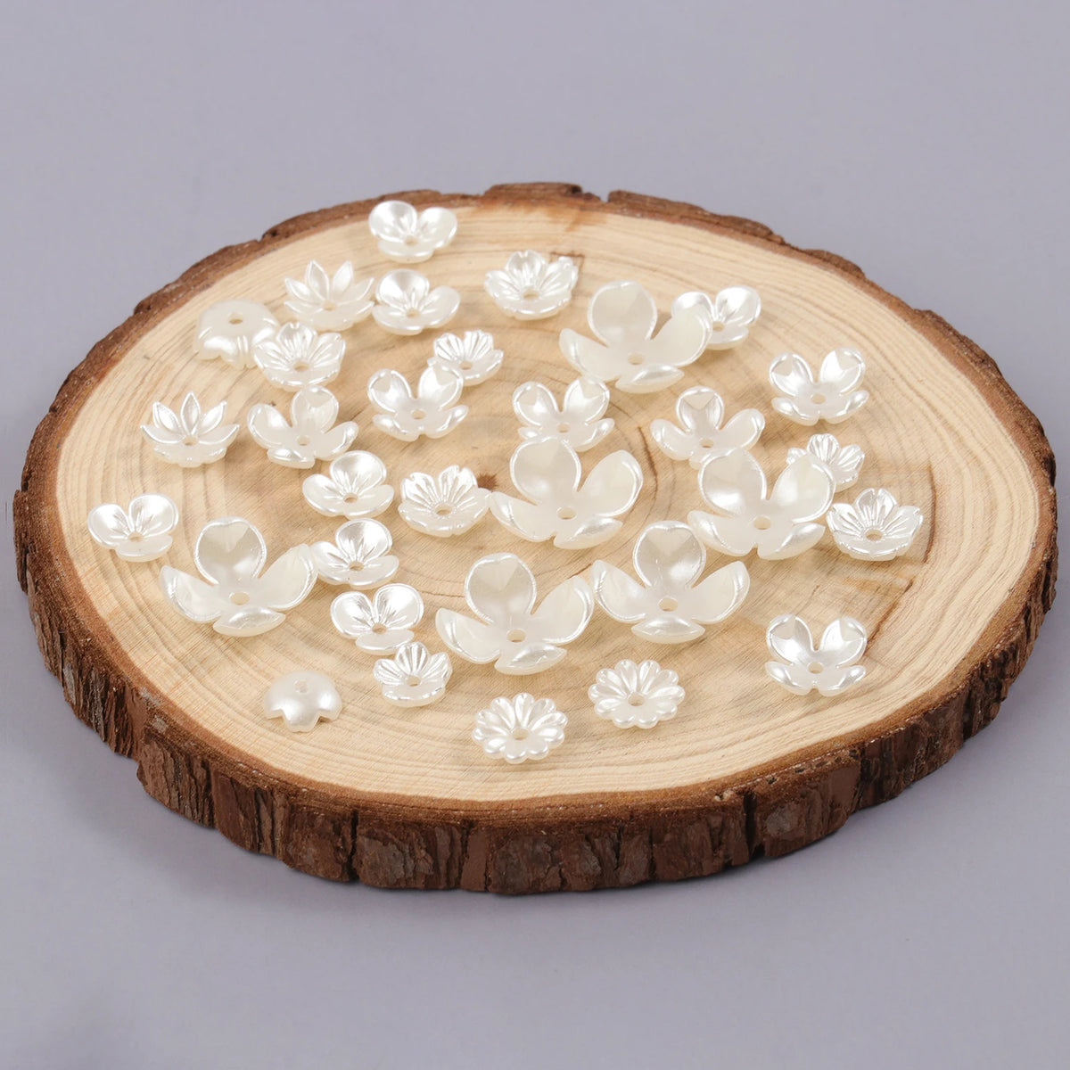 50pcs 100pcs Flower Caps Loose Beads for DIY Jewelry Making