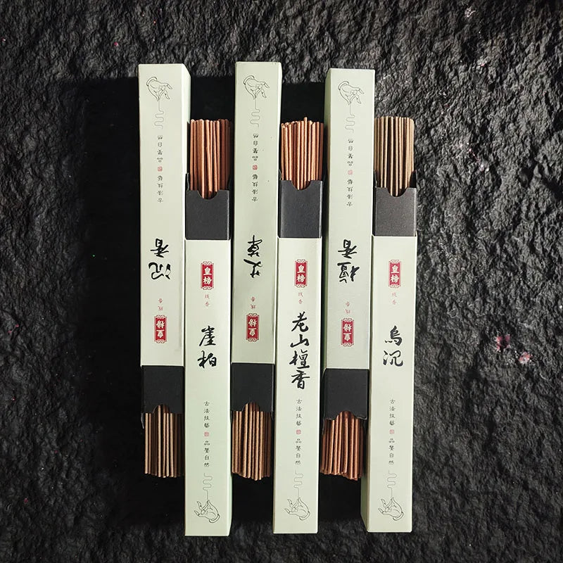 Y 120Pcs/Box Incense Sticks Sandalwood Agilawood Air Refreshing Home Fragrance Tearoom Yoga Meditation Buddhist Aromatherapy