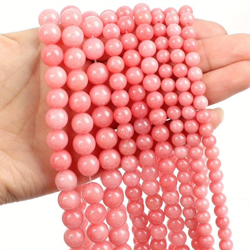 4-12mm Natural Stone Beads Amethysts Obsidian Agates Jade Garnet Quartzs Beads For Jewelry Making DIY Bracelet Necklace Supplies