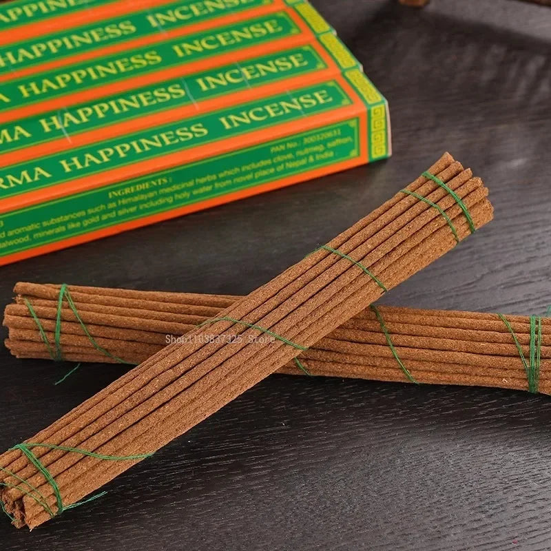 Bhutan Happiness Tibetan Incense Handmade Incense Stick Indoor/Worship Buddha/Meditation/odor Removal Aromatherapy Joss Stick