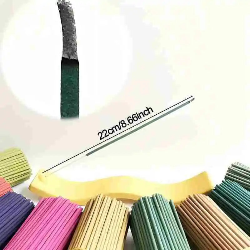 Scented stick fragrance, featuring four seasonal scents: rose, lavender, sandalwood, jasmine, etc. Each pack contains 20 sticks,