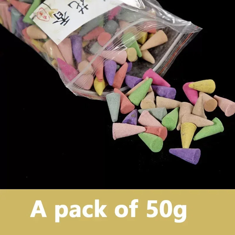 Incense Cones Jasmine Lavender Rose 100g Yoga Air Freshener