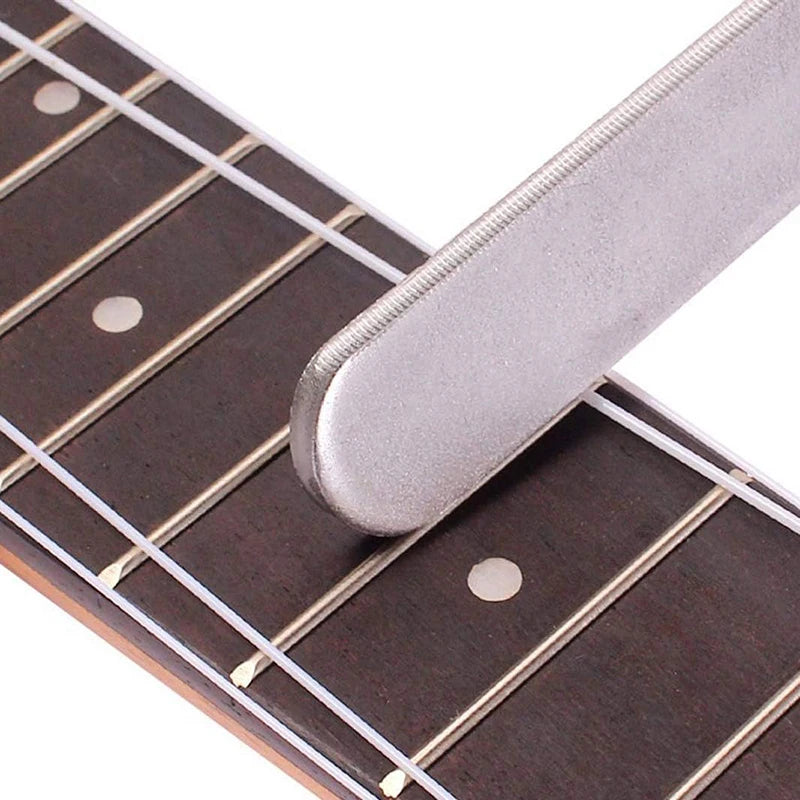 Fret End Dressing File Stainless Steel Guitar Fret Crowning File Multifunctional for Electric Acoustic Bass Guitars