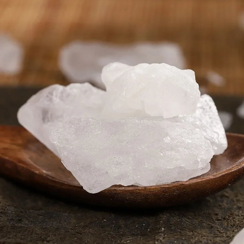500g/bag High Purity Transparent Color Alum Clean Undope Irregularity Block Resin Alum Can Be Ground Powder Manual Material