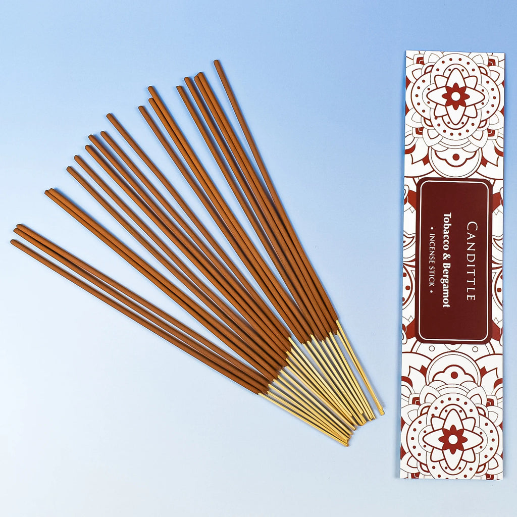Tobacco Bergamot Incense Sticks for Home Aroma