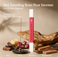 Hot Trending XMSJ Rose‑Pear Chamber Incense,10g,Natural Aroma,Burn About 30 Mins for Home Bedroom Meditation Stress Relief.