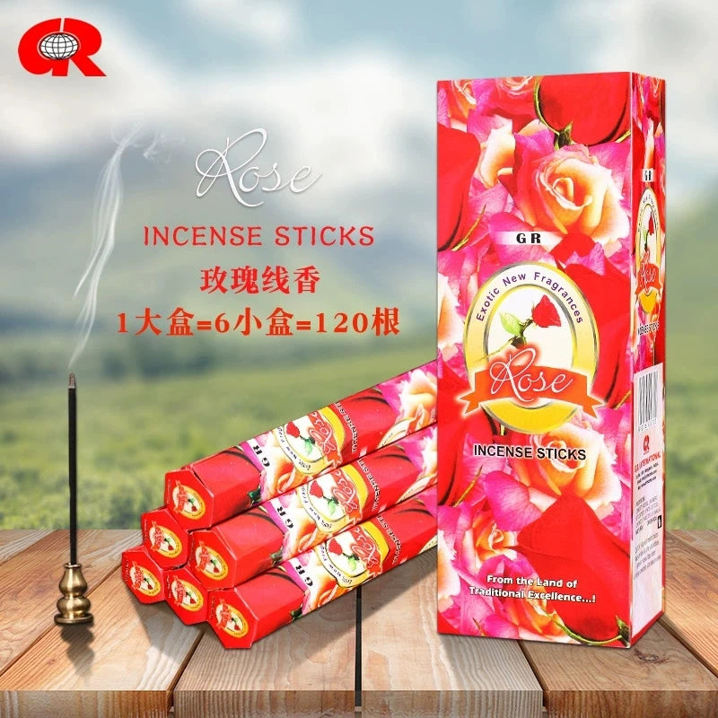 20 Sticks India Palo Santo Incense Sandalwood Household Bedroom Toilet Agarwood Tibetan Line Aromatherapy Incense Sticks