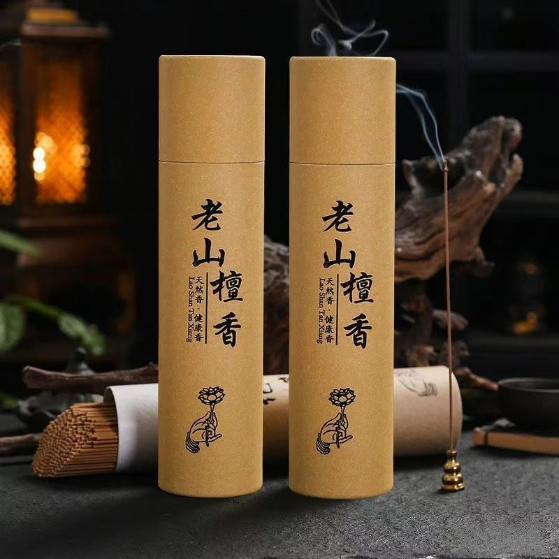 High-quality sandalwood - long-lasting fresh sandalwood scent, suitable for home yoga and meditation, holiday decorations (Halloween, Thanksgiving) - air purifying and relaxing aroma