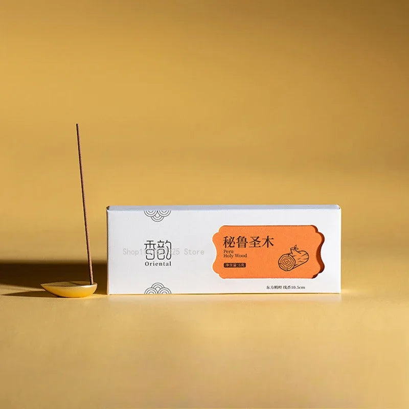 10.5CM Travel Incense Stick Natural Sandalwood/Agarwood Home Indoor/tea Room/Soothing Stress/Long-lasting Fragrance Joss Stick