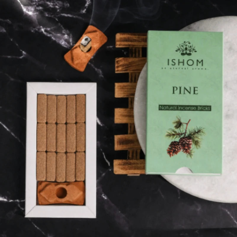 Ishom Original Incense Brick Charcoal-free Incense Sandalwood Wardrobe Purification Deodorization Sleep Aid Aromatherapy Block