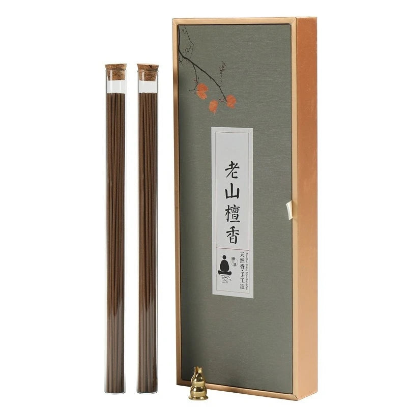 Earl Pear Tent Incense, Incense Sticks & Coils, Agarwood Sandalwood Mugwort, Long Lasting Indoor Home Bedroom Aromatherapy