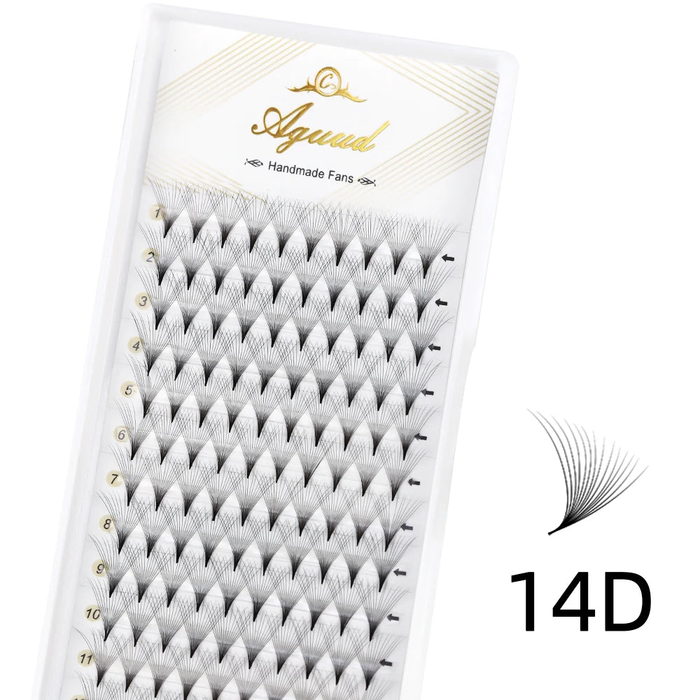 Sharp Slim Narrow Base Premade Volume Fans Lashes