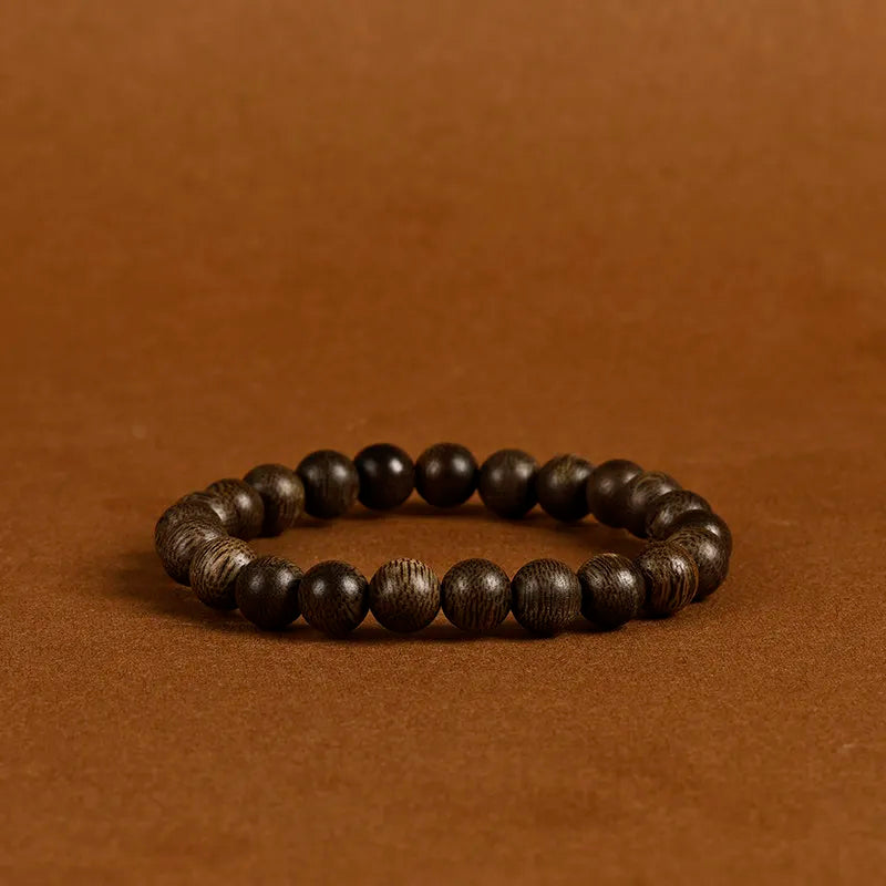 6mm 108 Beads Full Oil Agarwood Bracelet Multi Loop Mala Prayer Beads with Rich Mellow Scent 2026 Gifts