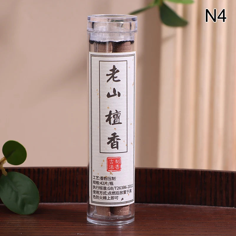 42Pcs Sandalwood Incense Sticks Fragrant Charcoal Aromatherapy